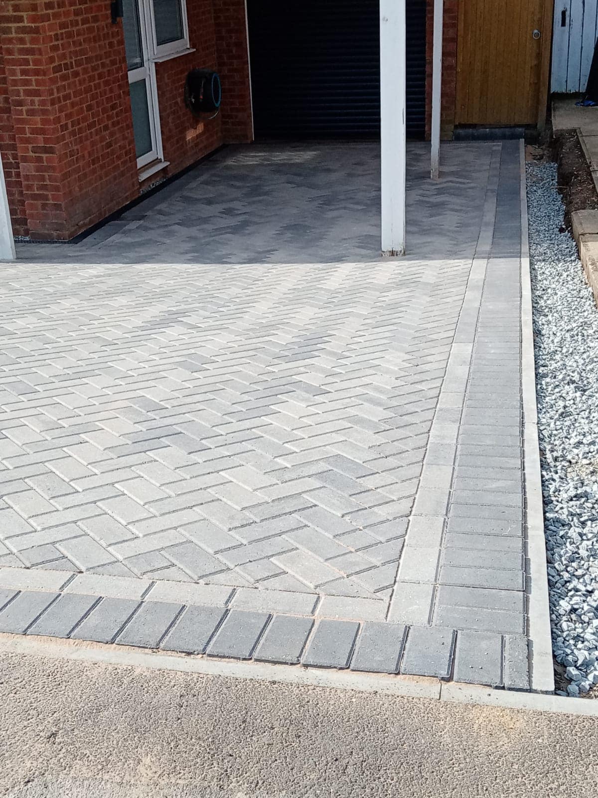 Brett Block Paving 50mm Brick Pavior - Silver Haze (1x 8.48m2 Pack) 424 Blocks