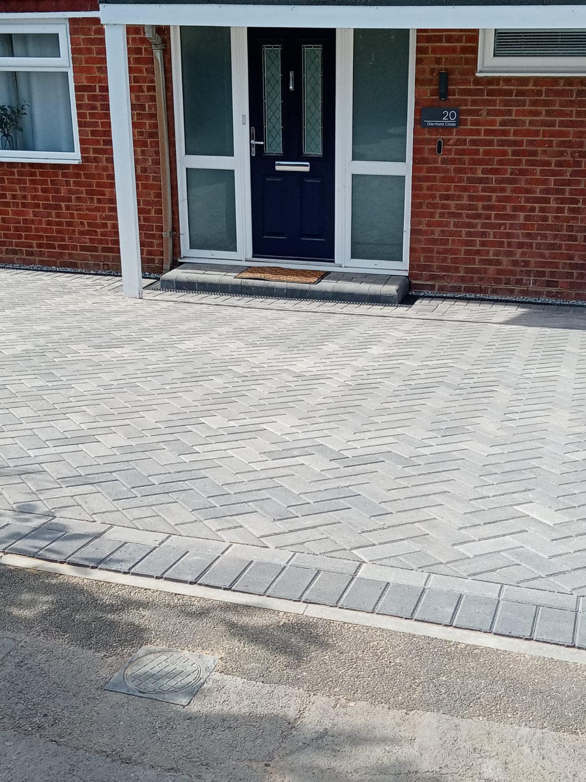 Brett Block Paving 50mm Brick Pavior - Silver Haze (1x 8.48m2 Pack) 424 Blocks