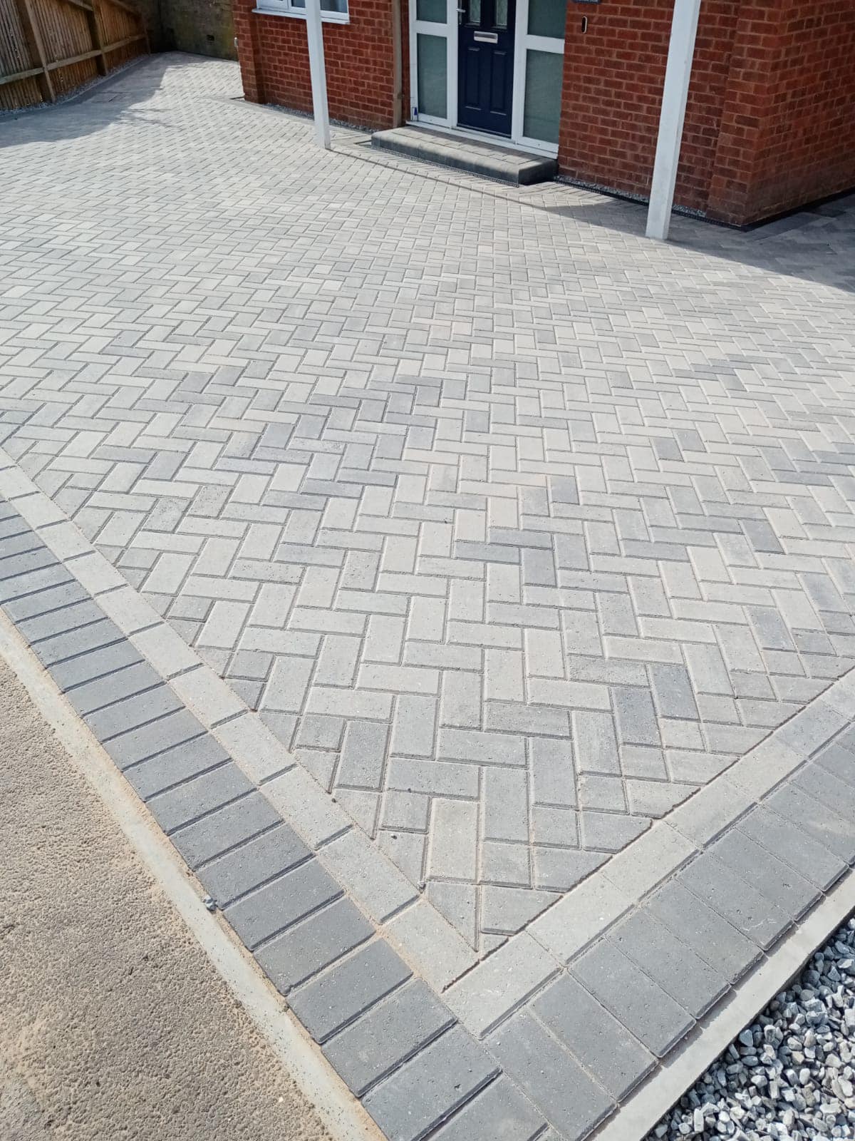 Brett Block Paving 50mm Brick Pavior - Silver Haze (1x 8.48m2 Pack) 424 Blocks