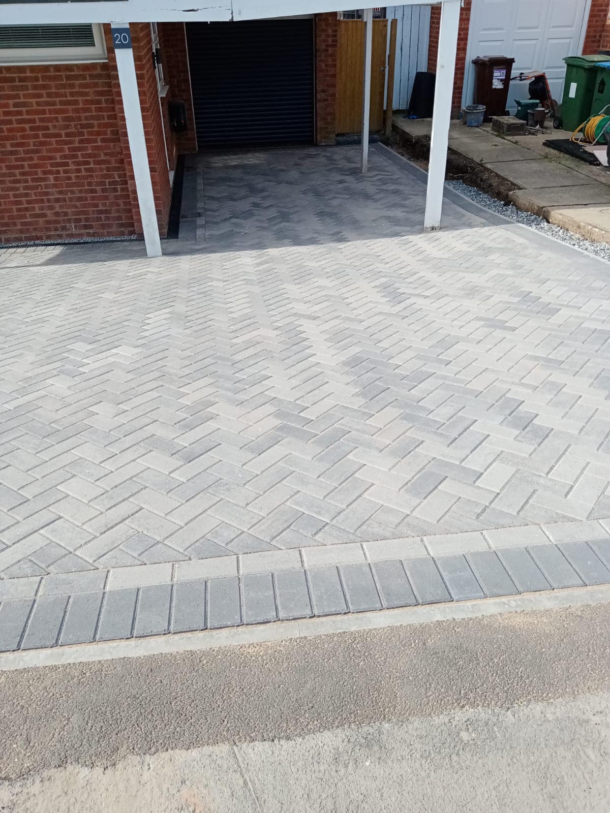 Brett Block Paving 50mm Brick Pavior - Silver Haze (1x 8.48m2 Pack) 424 Blocks