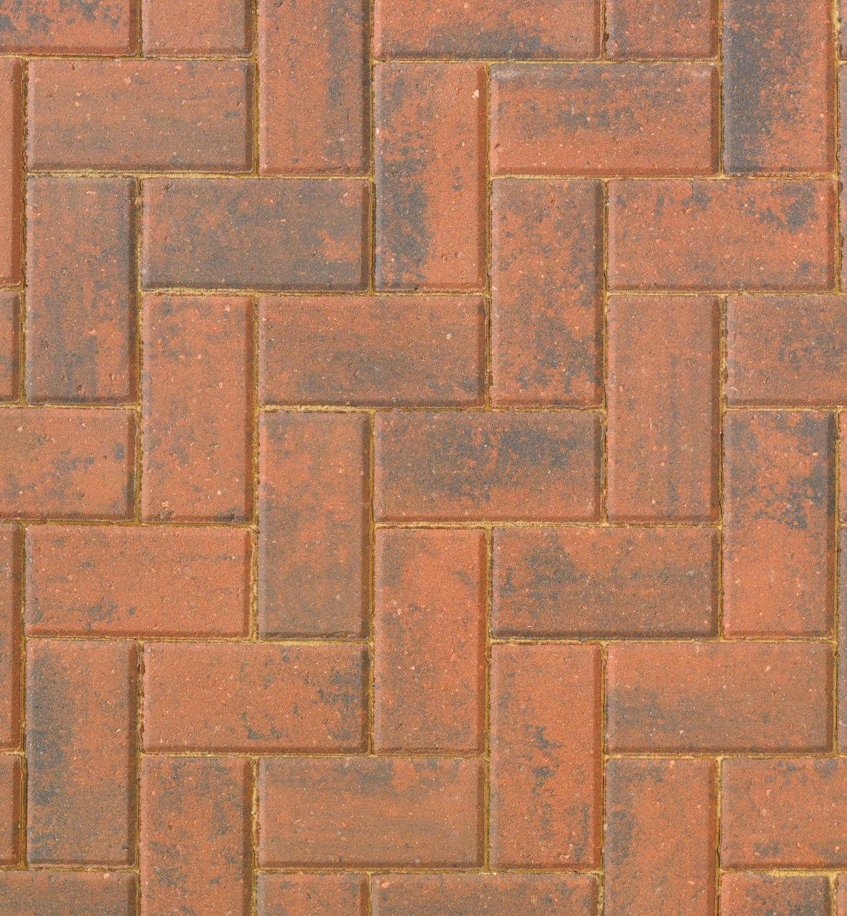 Brett Block Paving 50mm Brick Pavior - Brindle (1x 8.48m2 Pack) 424 Blocks