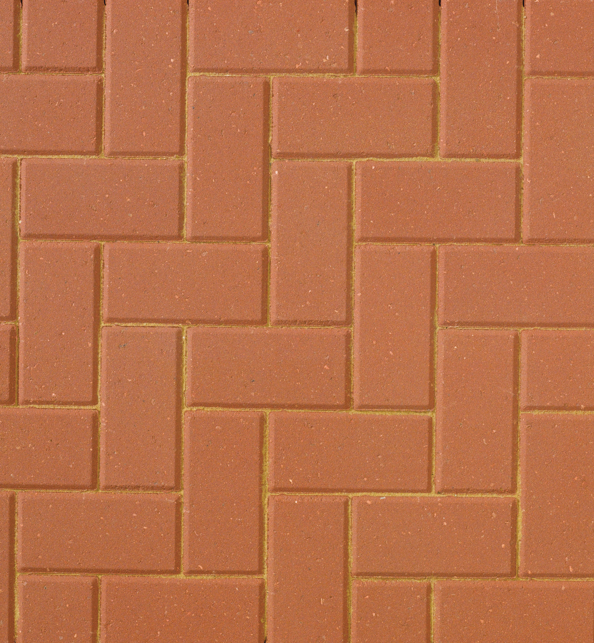 Brett Block Paving 50mm Brick Pavior - Red (1x 8.48m2 Pack) 424 Blocks