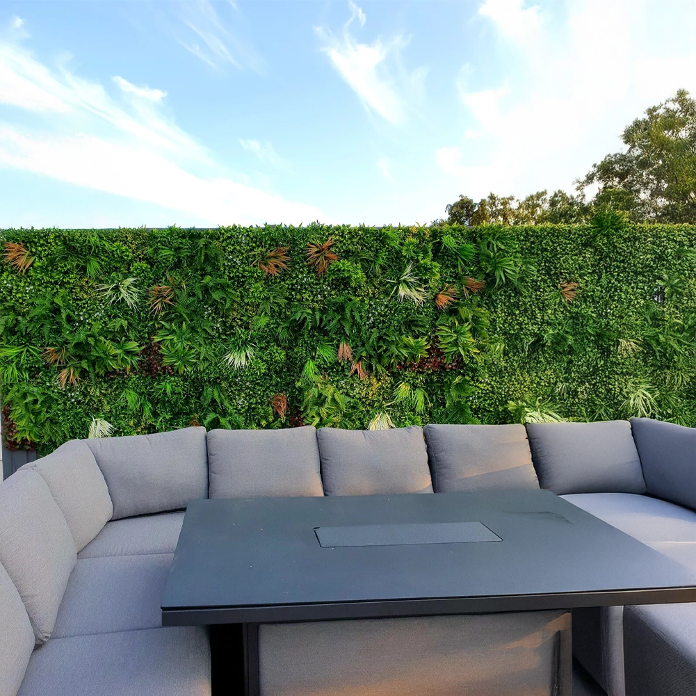 Large 100cm x 100cm Plant Artificial Walls Hedge Grass Fence Foliage Panel Decor SSMG002