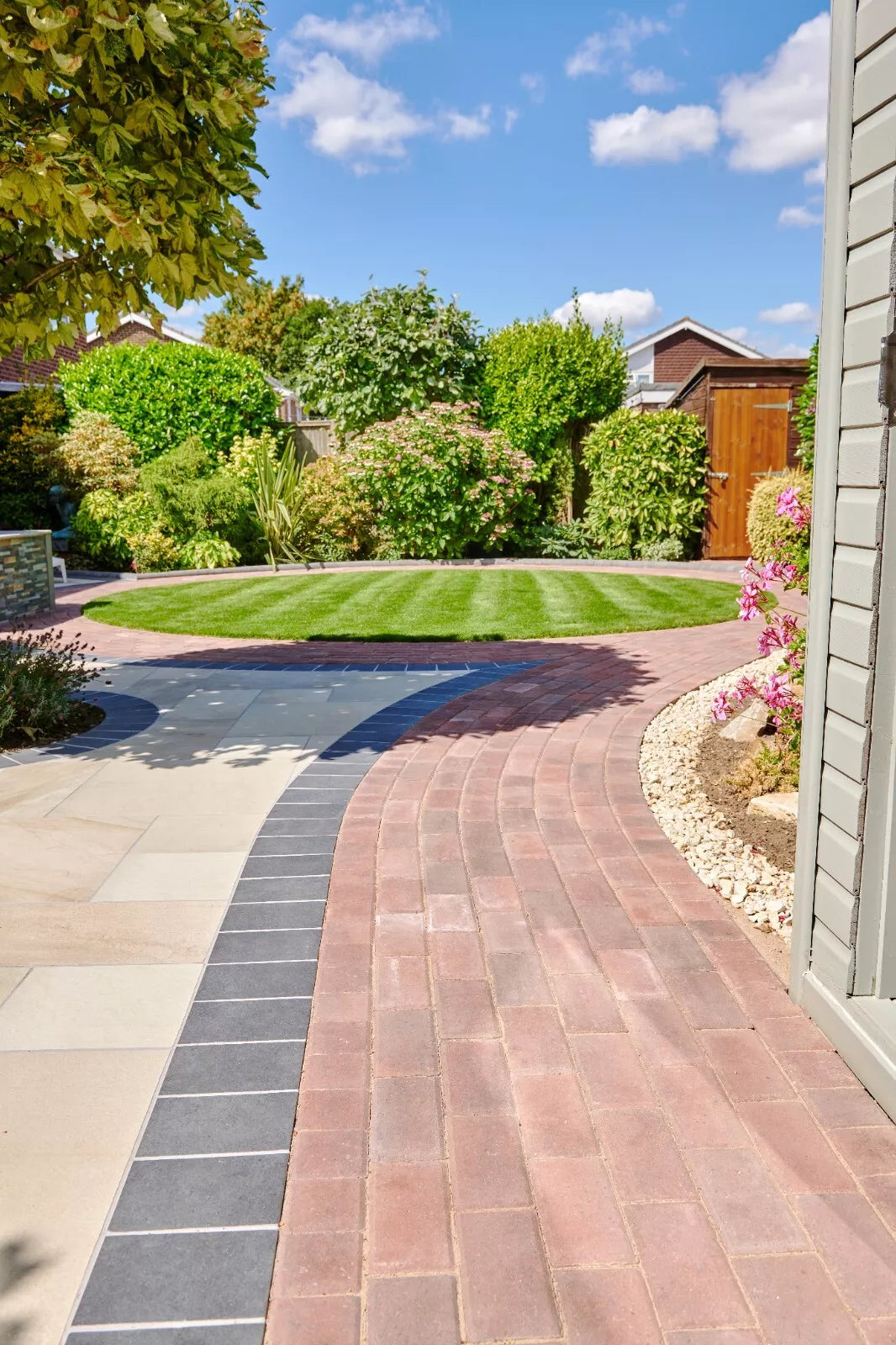 Brett Block Paving 50mm Brick Pavior - Brindle (1x 8.48m2 Pack) 424 Blocks