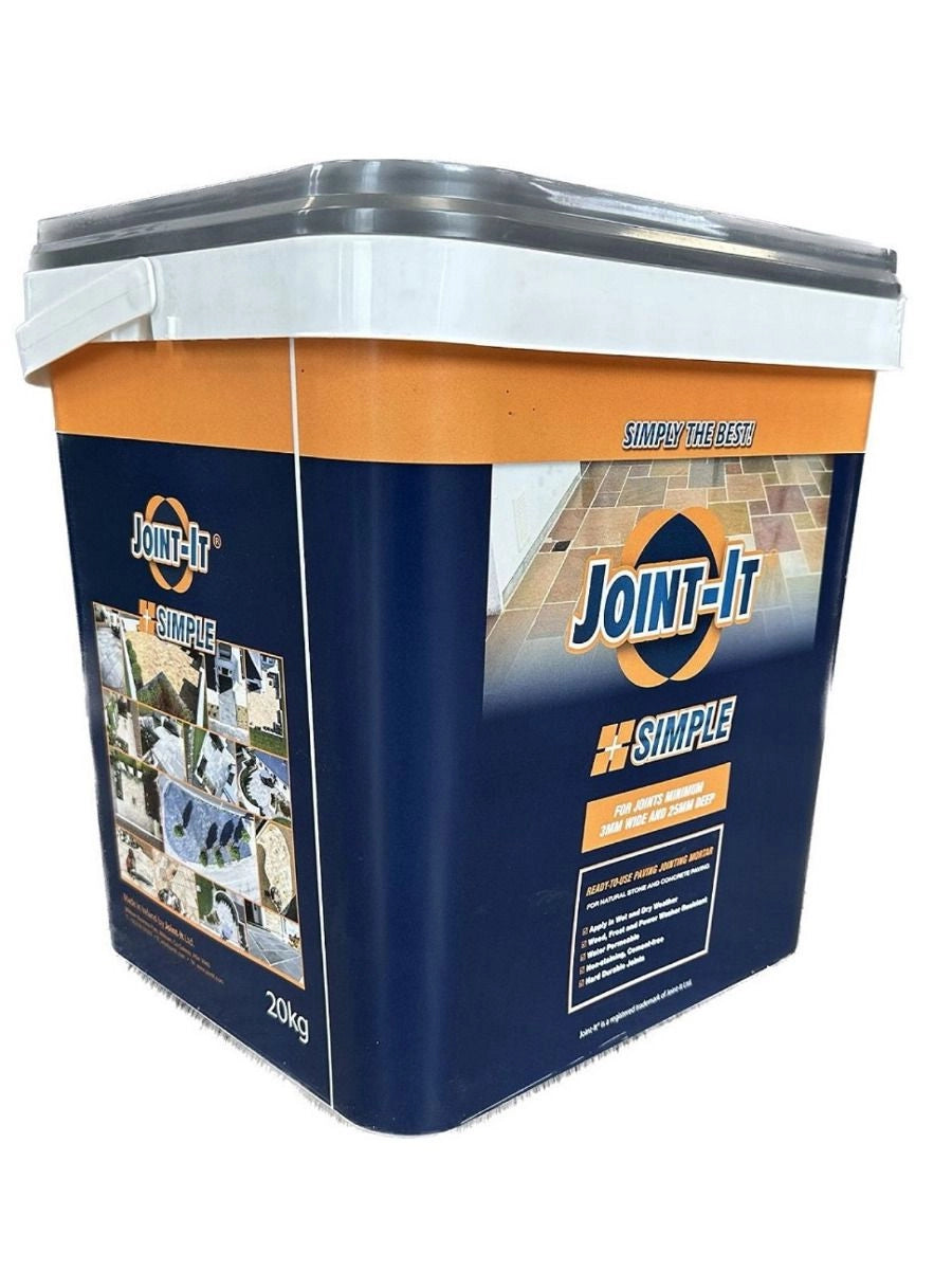 Joint-It Dark Grey 20kg Simple Ready to use Paving Jointing Mortar Tub