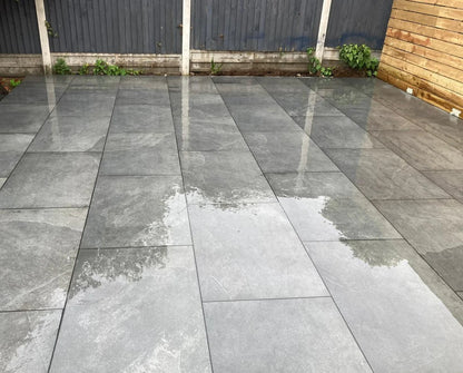 Brazillian Black Porcelain Paving Tiles - 600x900 - 20mm