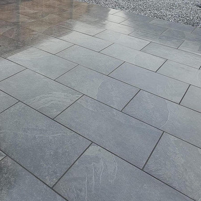 Brazillian Black Porcelain Paving Tiles - 600x900 - 20mm