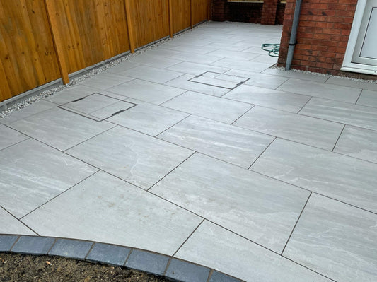 Kandla Grey Porcelain Paving Tiles - 600x900 - 20mm