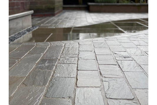 Kandla Grey Cobble Setts 200mm x 100mm x 40/60mm
