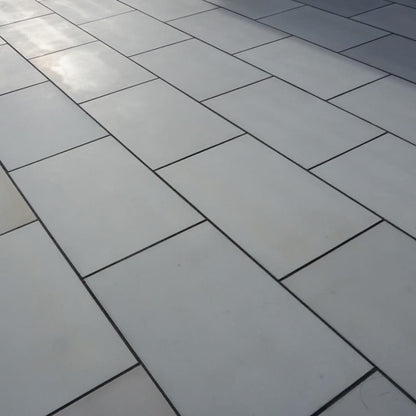 Kandla Grey Sawn and Honed - Indian Sandstone Paving Slabs – 600mm x 900mm – 20mm