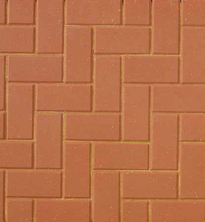 Brett Block Paving 50mm Brick Pavior - Red (1x 8.48m2 Pack) 424 Blocks