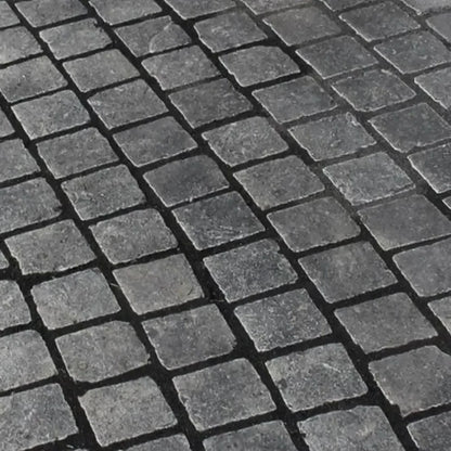 Black Limestone Cobble Setts 100mm x 100mm x 40/60mm