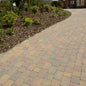 Brett Block Paving 50mm Alpha Trio Pavior - Autumn Gold (1x 8.92m2 Pack) 404 Blocks