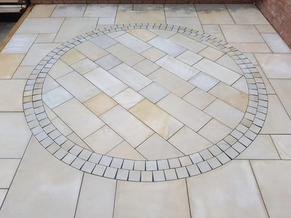 Fossil Mint Sawn and Honed - Indian Sandstone Paving Slabs – 600mm x 900mm – 20mm (Copy)