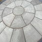 Kandla Grey Indian Sandstone 2.4m Circle – Riven – 22mm
